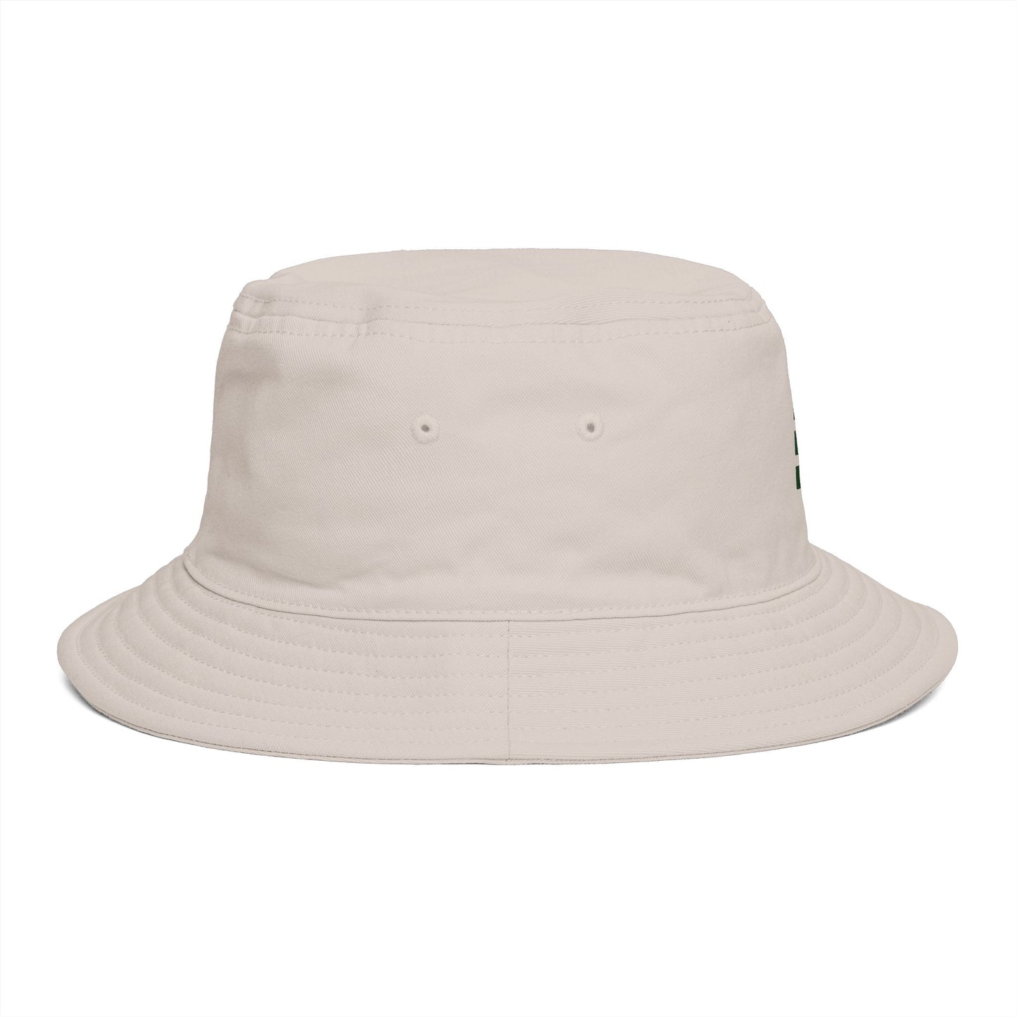 Bucket Hat — Minimalist Green Equal Bars Logo