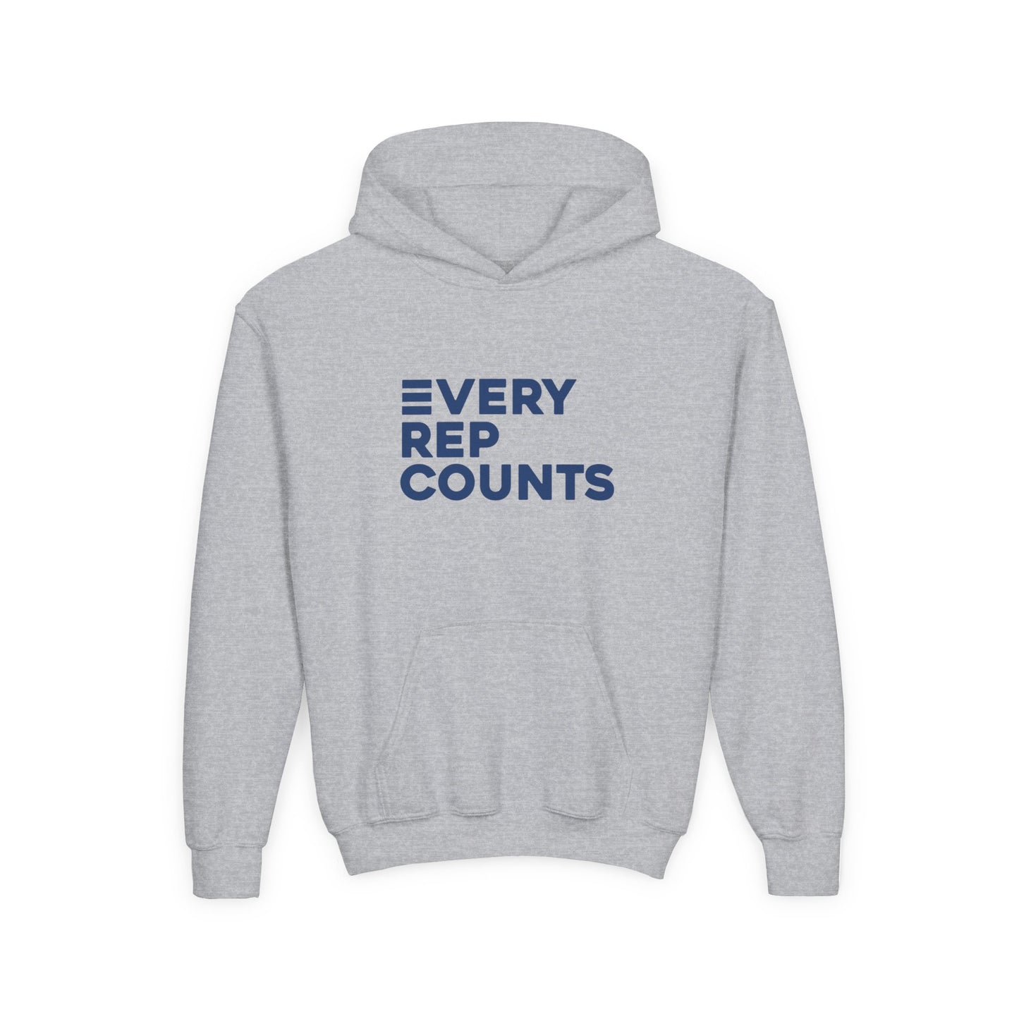 Youth Every Rep Counts Hoodie (navy blue)