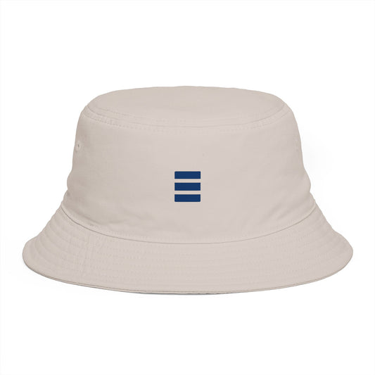 Bucket Hat — Minimalist Green Equal Bars Logo