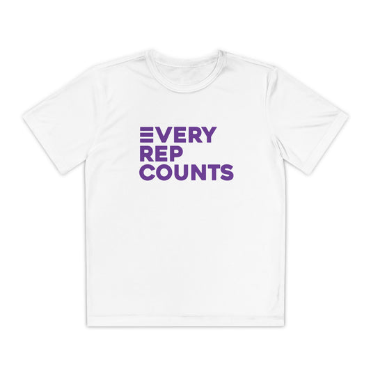 Youth Every Rep Counts Tee (purple)