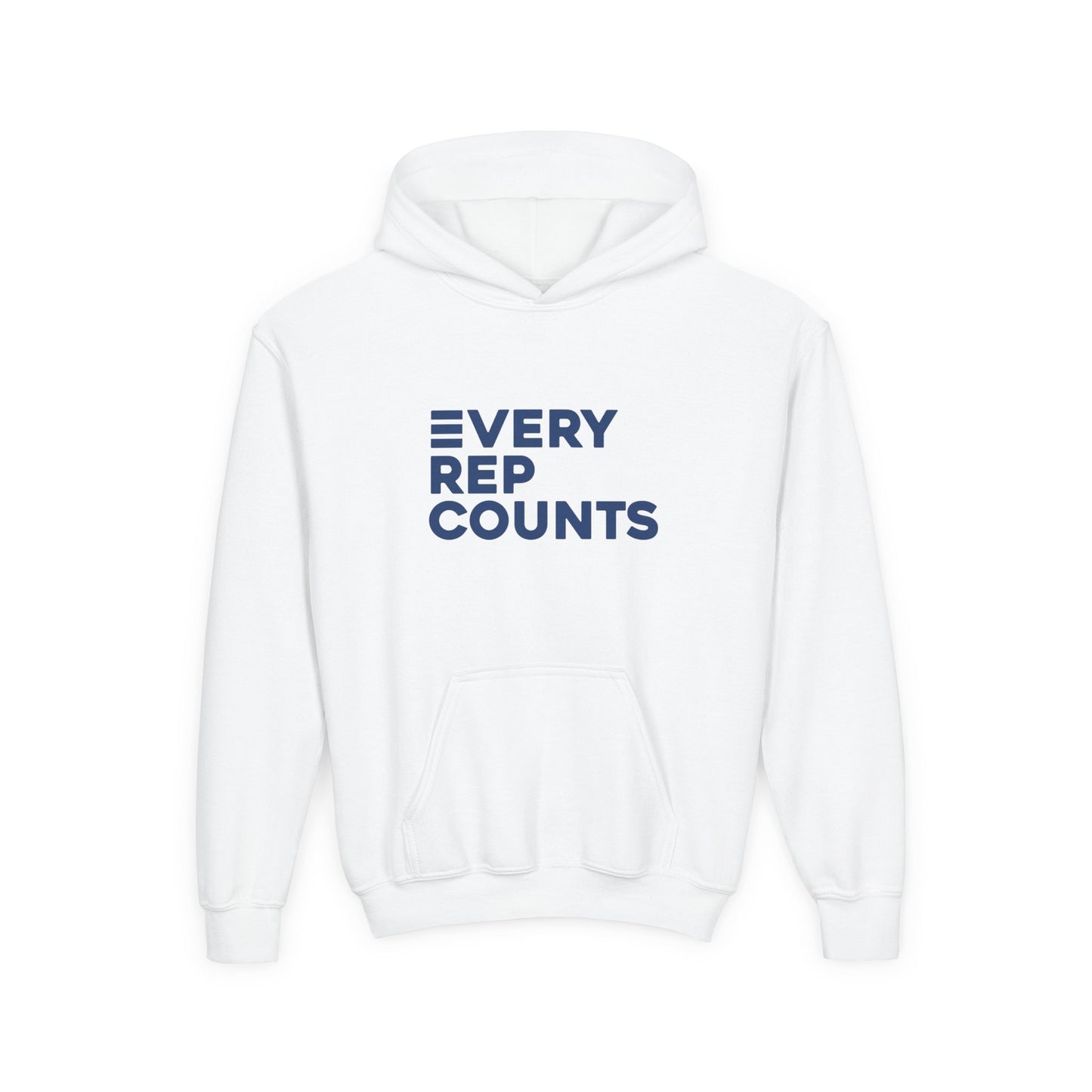 Youth Every Rep Counts Hoodie (navy blue)