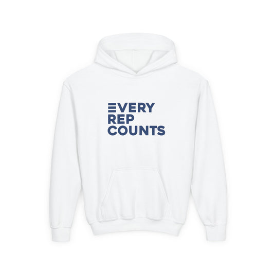 Youth Every Rep Counts Hoodie (navy blue)